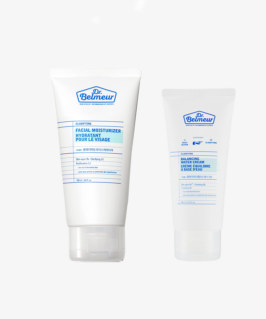 Dr. Belmeur Hydration Boost Set – (Foam Cleanser + Balancing Water Cream)