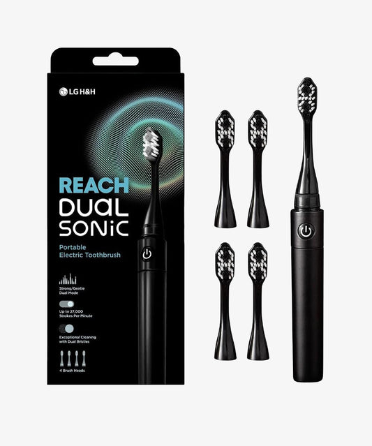 REACH Dual Sonic Electric Toothbrush-Black